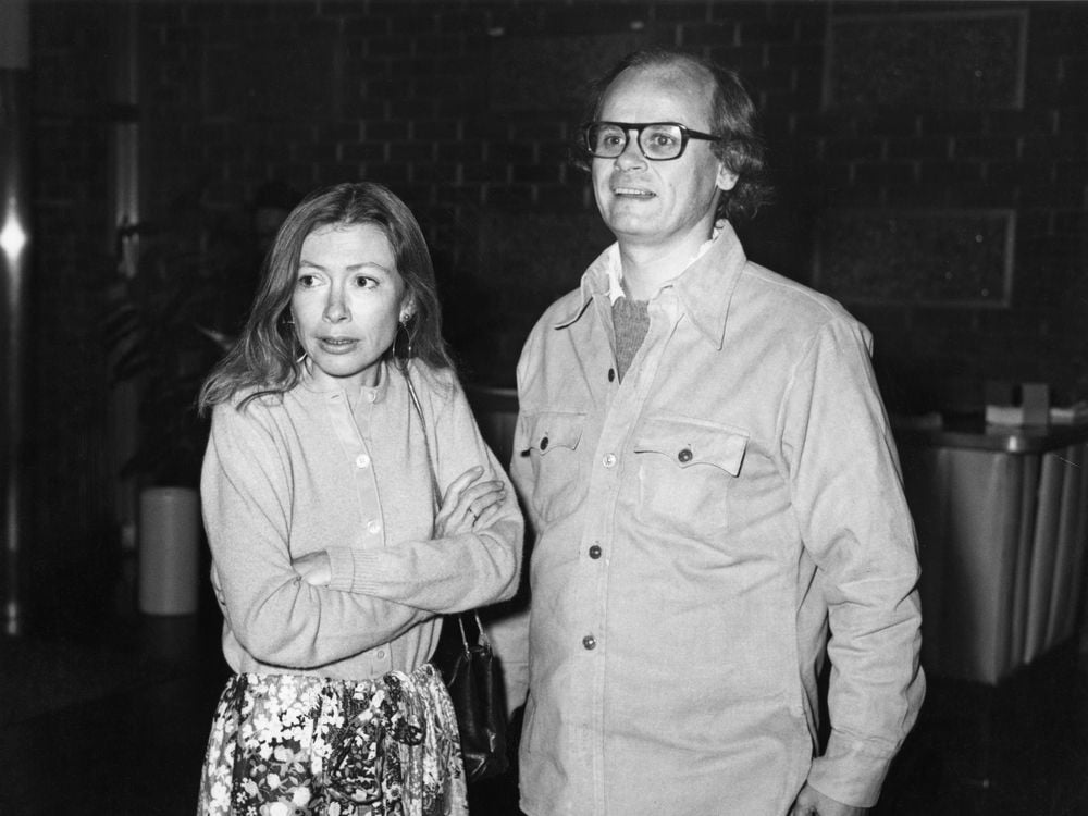 Joan Didion and her husband John Gregory Dunne