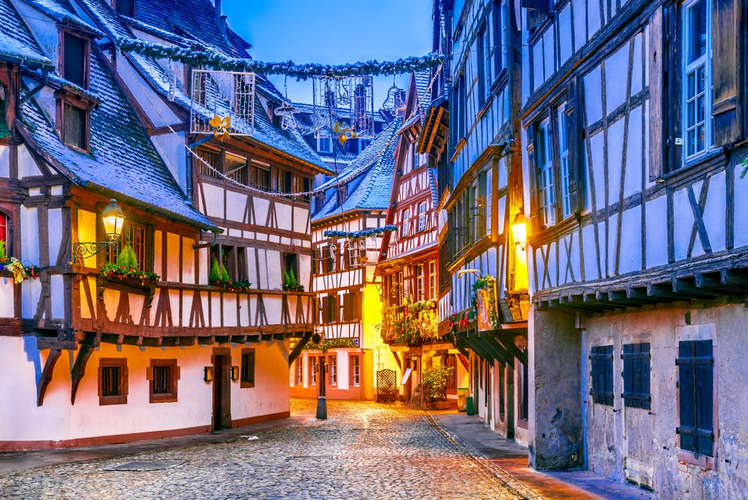 Strasbourg's Petite France quarter in winter