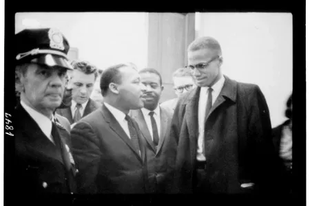 The only meeting between Martin Luther King Jr. and Malcolm X occured on March 26, 1964, at the U.S. Senate.