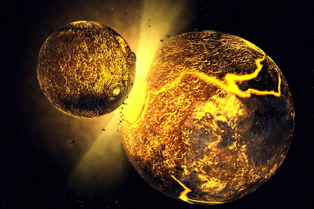 moon collision