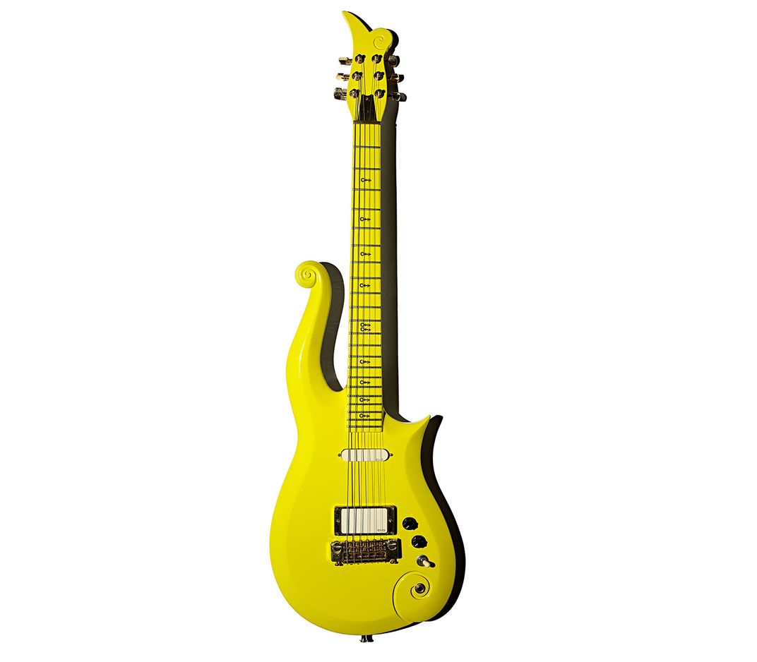 Prince's yellow Cloud guitar, 1983