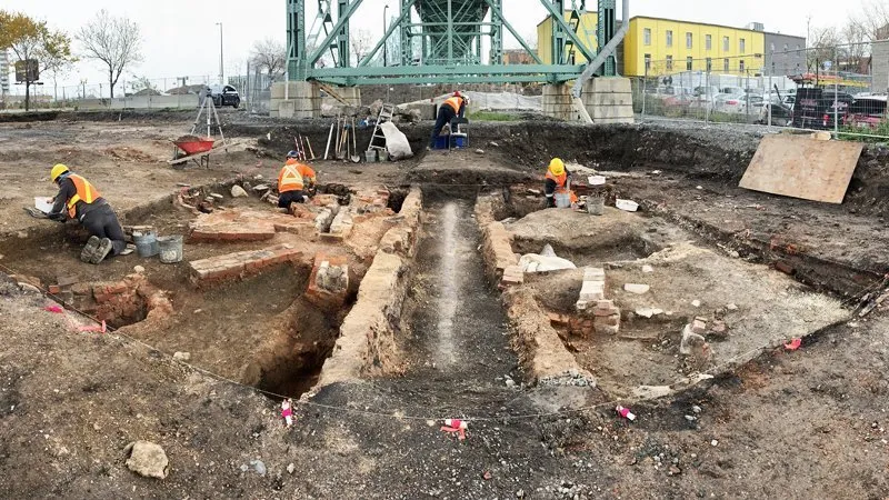 Excavation Henderson kiln