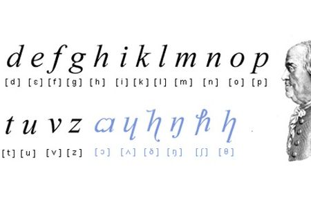 Benjamin Franklin’s phonetic alphabet