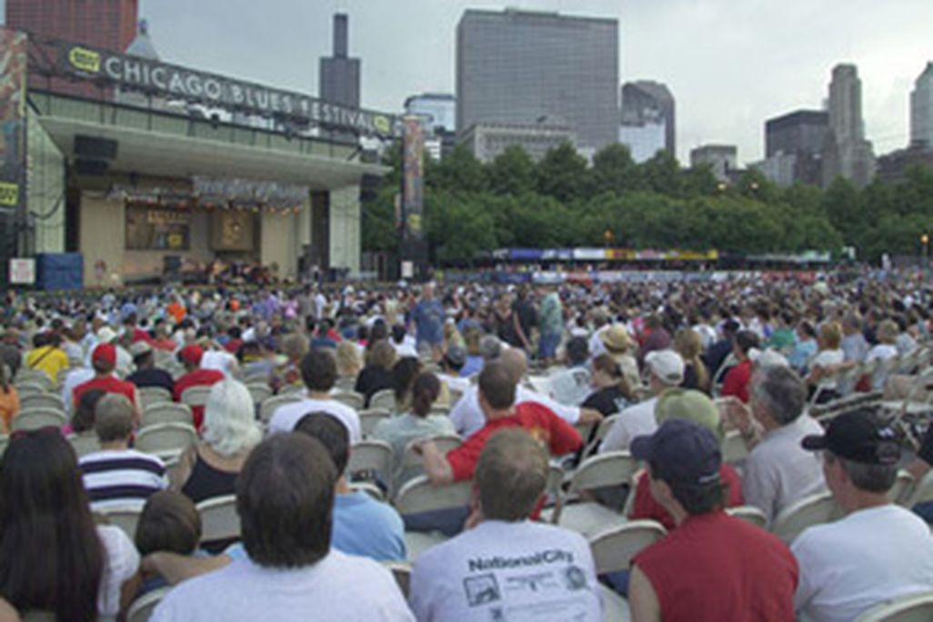 The first Chicago Blues Festival