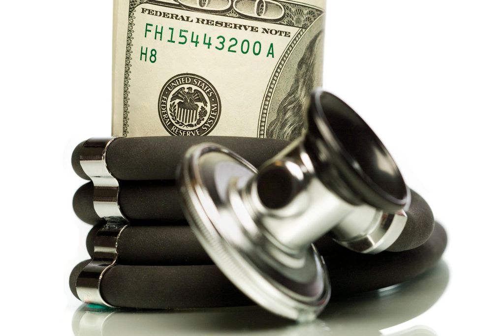 Stethoscope and Cash