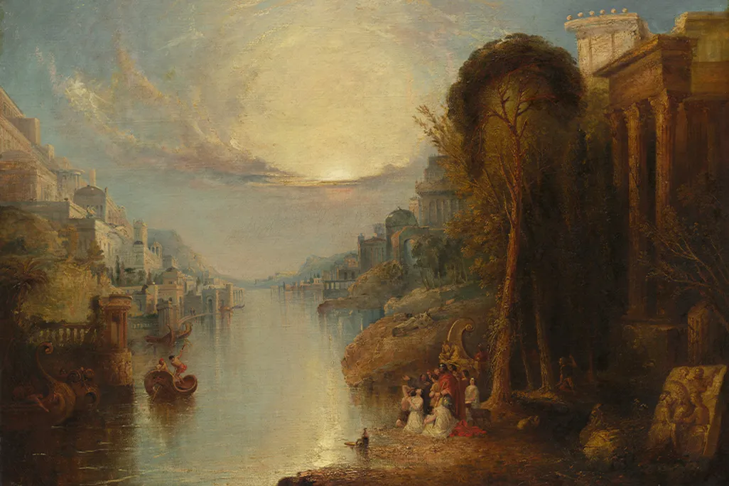 A vision of ancient Carthage, attributed to the painter William Linton, c. 1830.