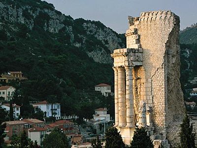 Monument for the emperor Augustus