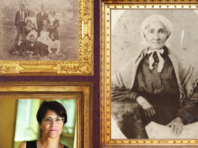 Historian Martha S. Jones (bottom left) turned to&nbsp;ledgers, deeds, census records and government documents to unravel her family&#39;s story.