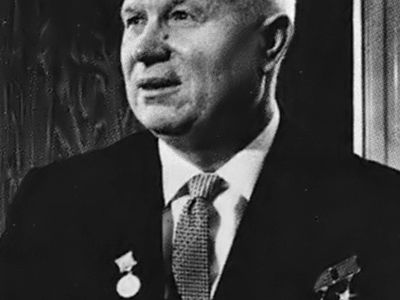 Soviet Premier Nikita Khruschev In Vienna