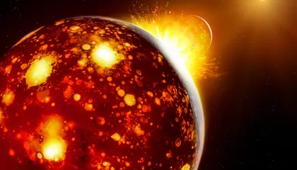 A Planet Slammed Into Earth 4.5 Billion Years Ago, Forming the Moon. The Projectile May Have Been Our Neighbor