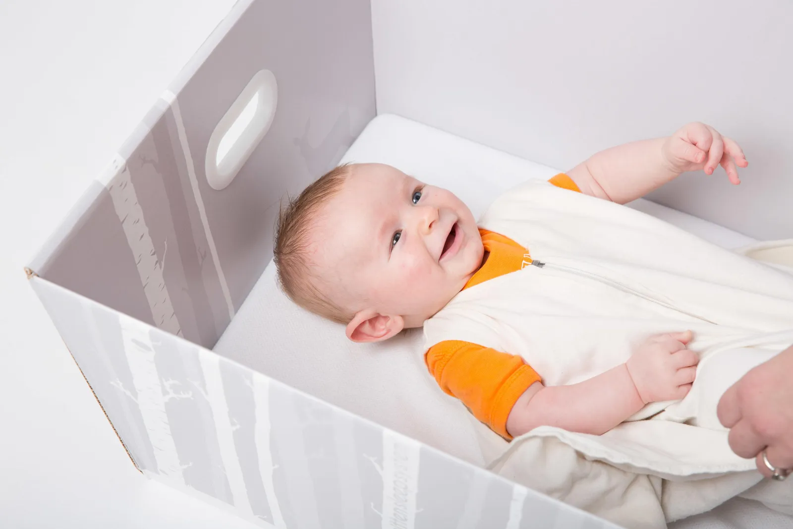 How I fell in love with (a bougie knockoff of) the Finnish baby box.