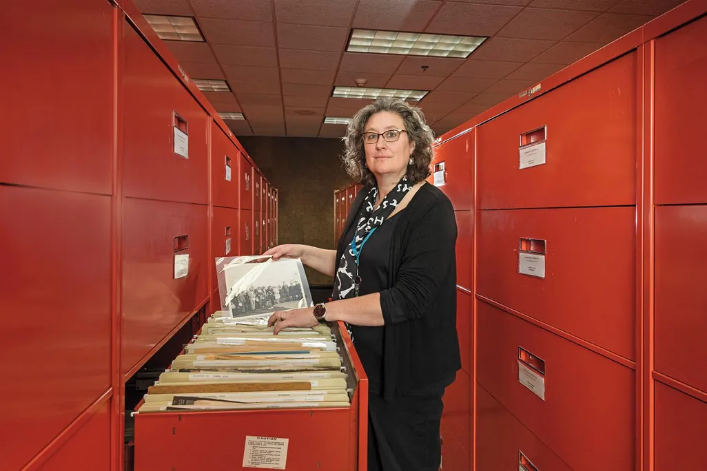 Archivist Patti Williams
