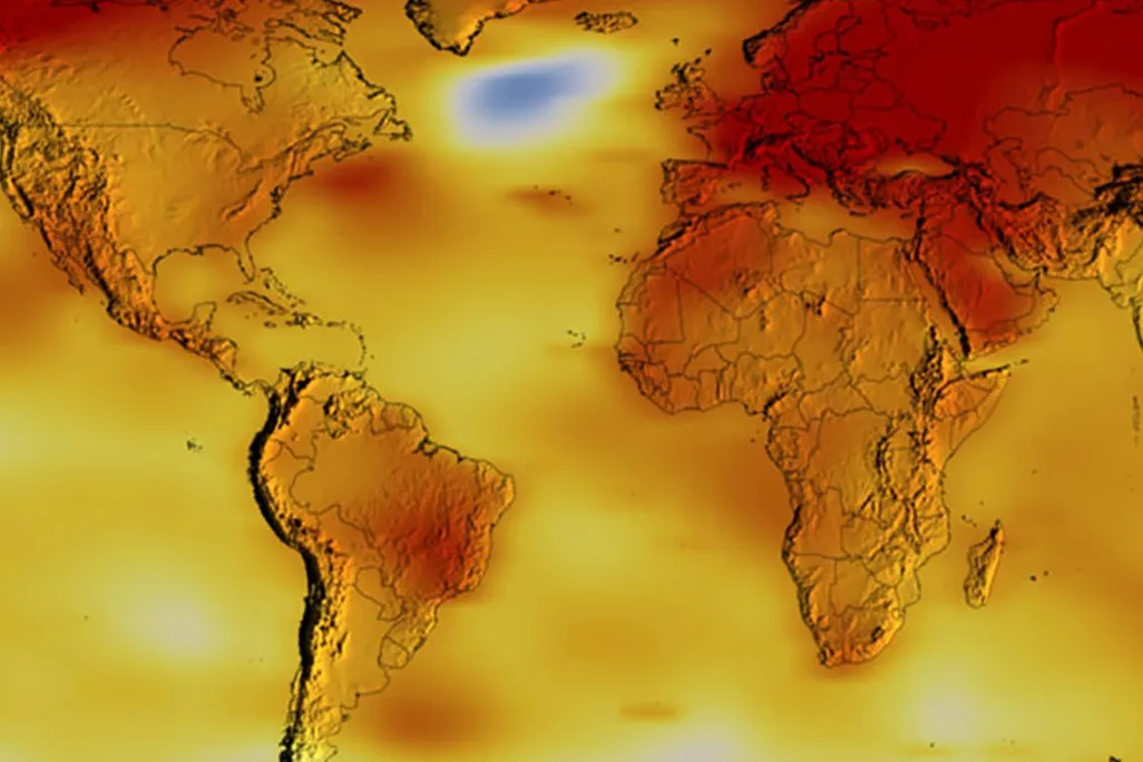 a map showing a blue blob under Greenland