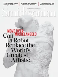 Cover of Smithsonian magazine issue from December 2023