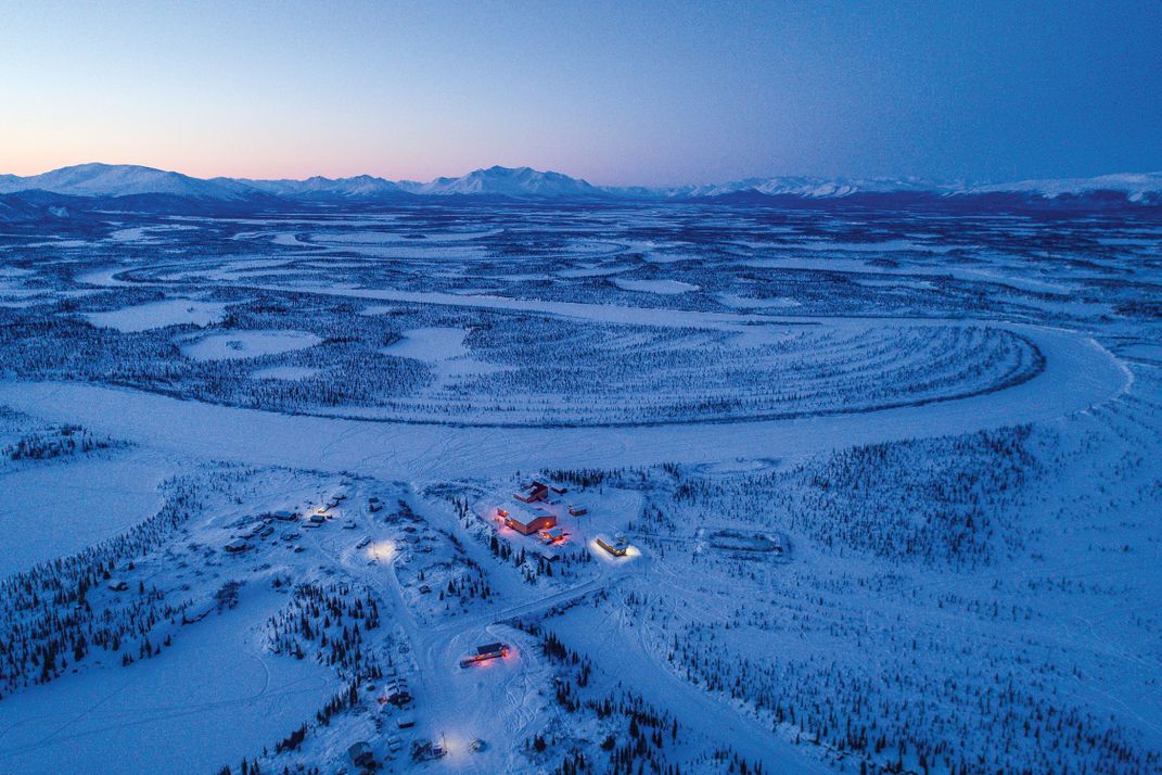 Aerial of Arctic Village