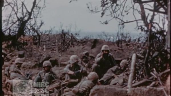 Preview thumbnail for U.S. Marine Corps Footage: Marines in the Field at Iwo Jima