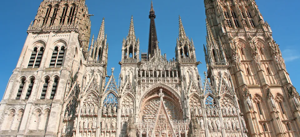  The cathedral in Rouen 