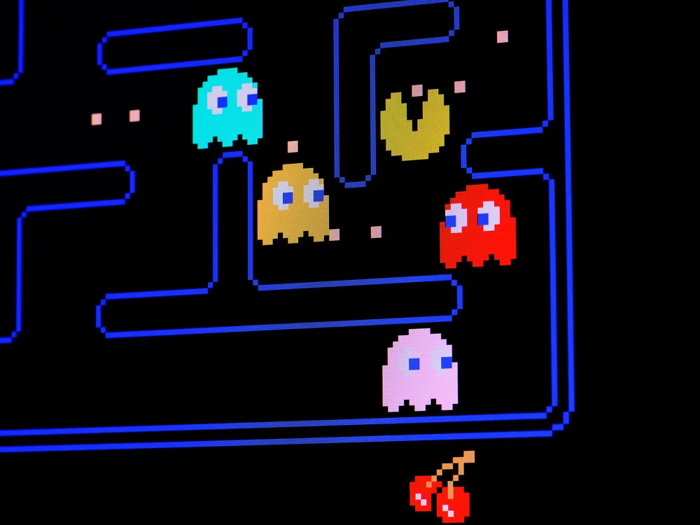 Vintage Pacman video game