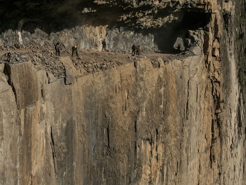 A road built on a cliff Smithsonian Photo Contest Smithsonian Magazine