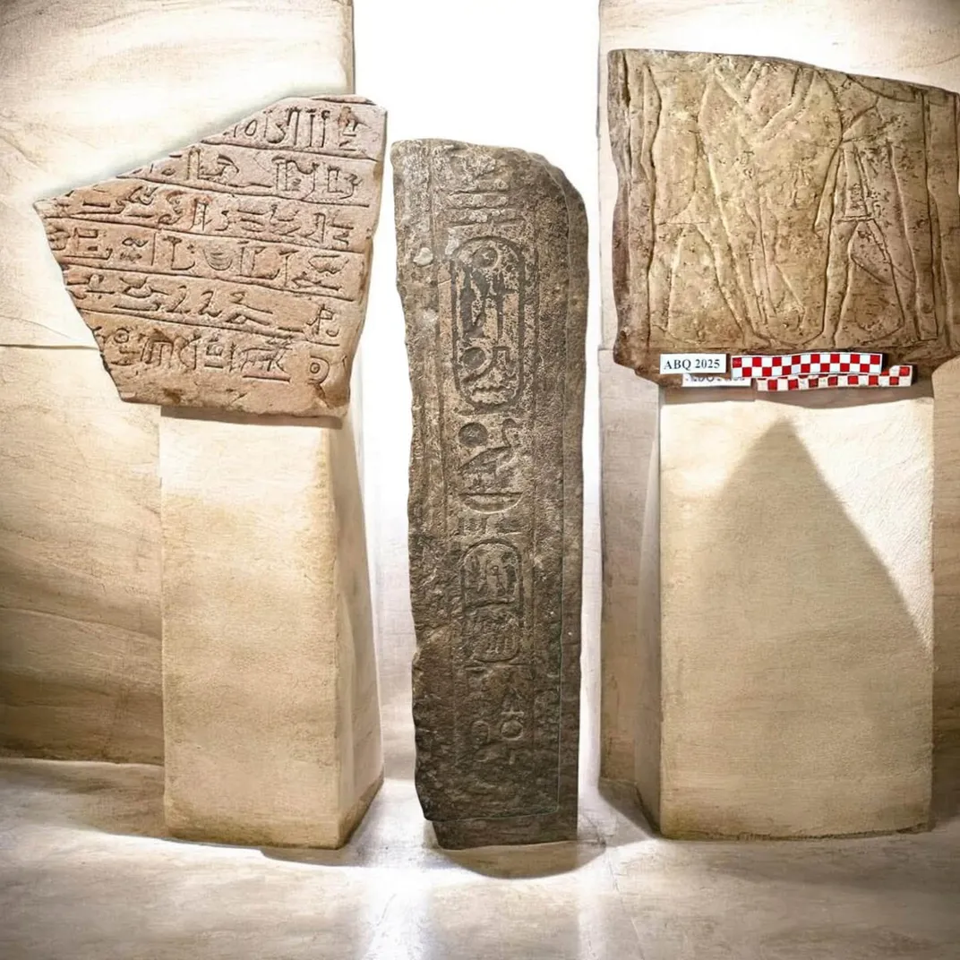 Three stela