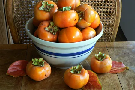 Fuyu persimmons