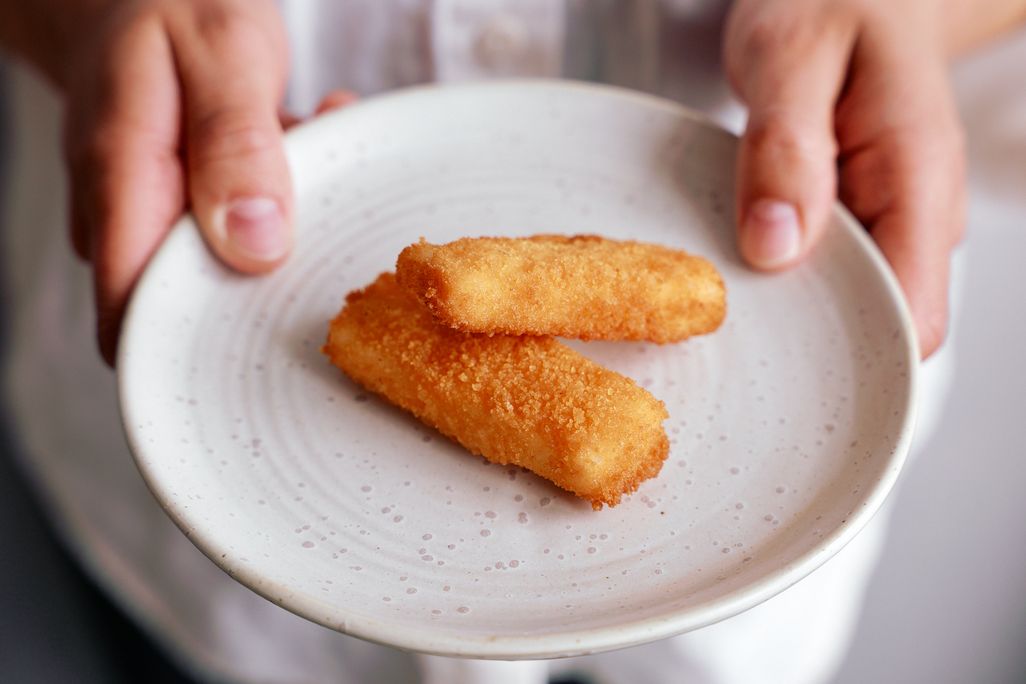 Lab-grown fish sticks