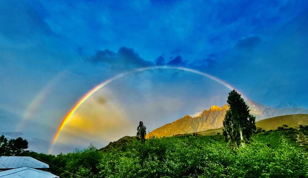 Amazing view of rainbow after raining! thumbnail