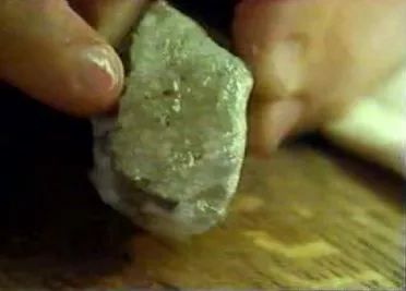 Samples of rock from Chicxulub Crater