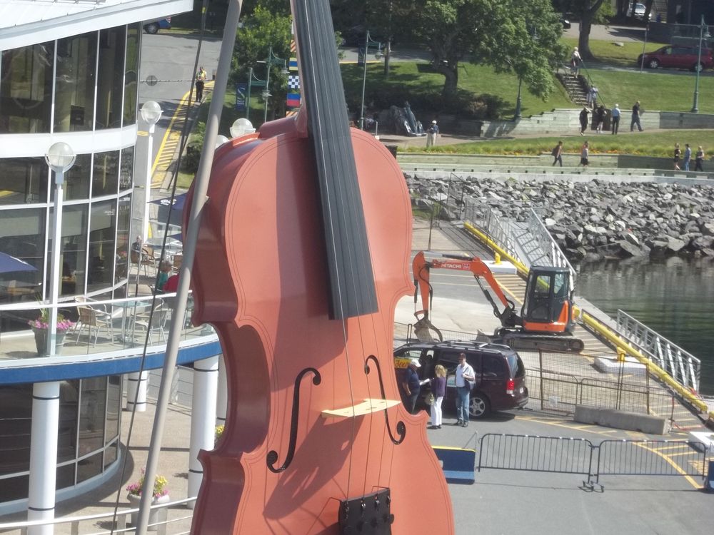 World's largest violin, Sydney, Nova Scotia, Canada Smithsonian Photo