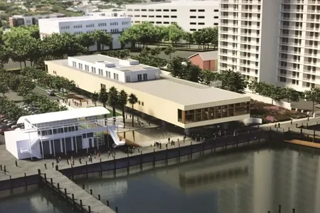 Rendering of the International African American Museum