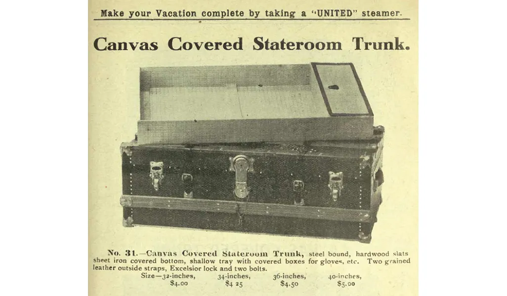 United stateroom trunk