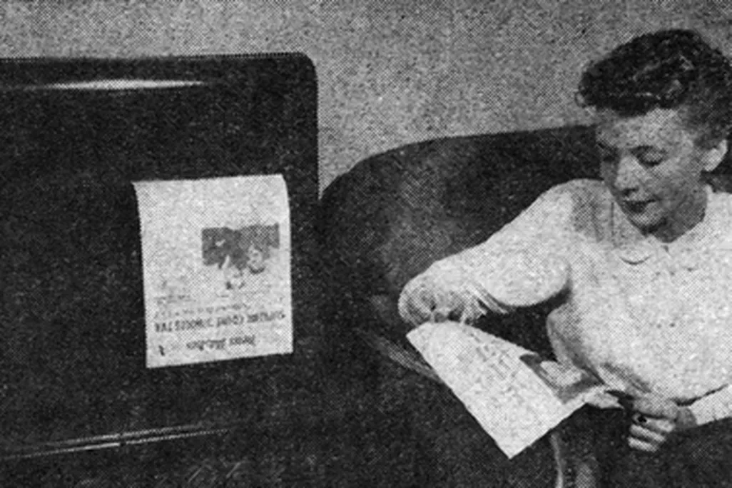 The radio-delivered newspaper machine of 1938