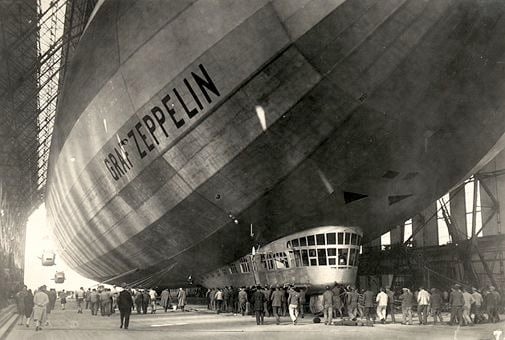 Eighty years ago, a beautiful blimp took to the sky.