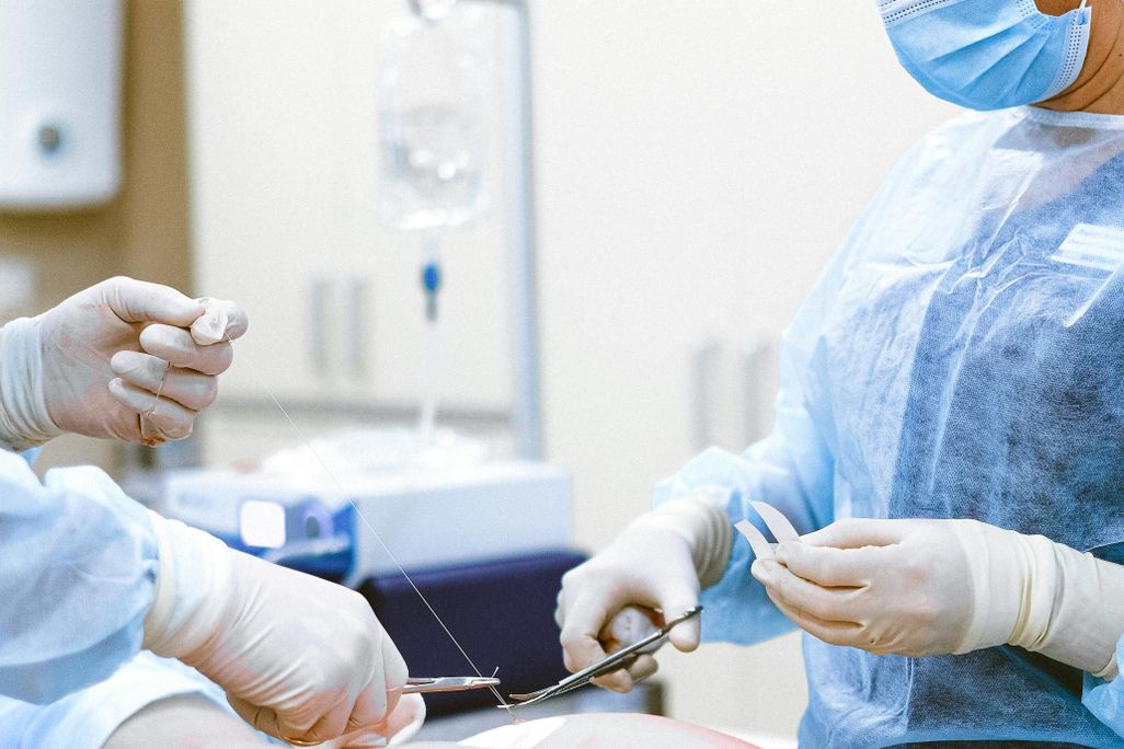 Surgeons in operating room