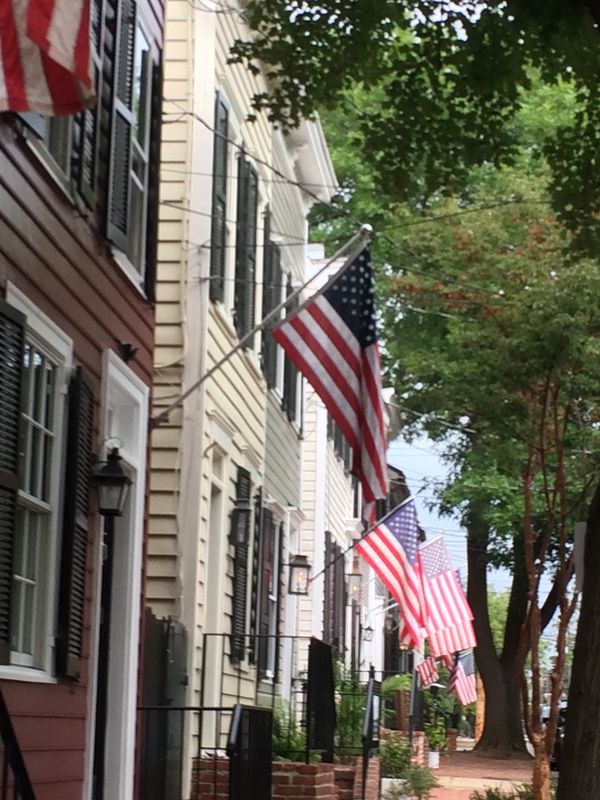 Patriotic Displays of American Flag in Alexandria, Virginia thumbnail