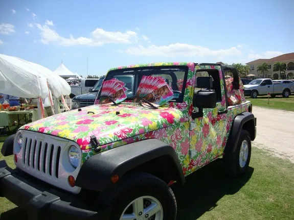 Lilly Pulitzer-branded Jeep