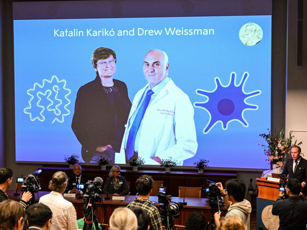 Nobel Prize in Medicine Honors Two Scientists Who Enabled mRNA Vaccines