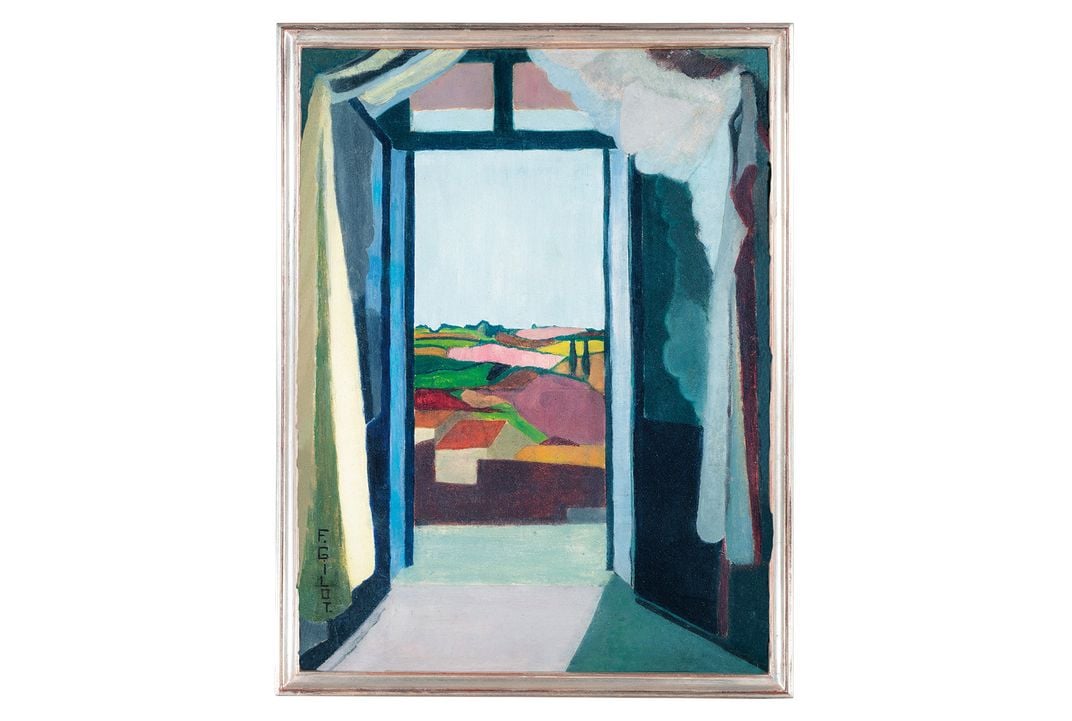 Porte-fenêtre en bleu, 1939, oil on canvas.