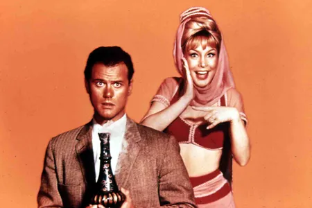 "I Dream of Jeannie" stars Barbara Eden and Larry Hagman