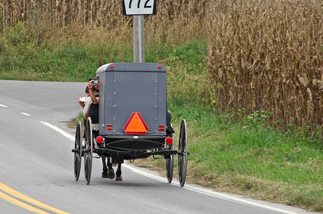 Amish Buggy Ride Saturday Afternoon In Pennsylvania Smithsonian Photo