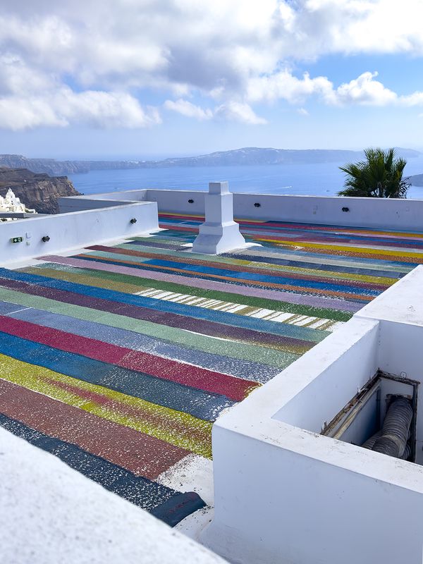 Colorful Roof of Santorini thumbnail