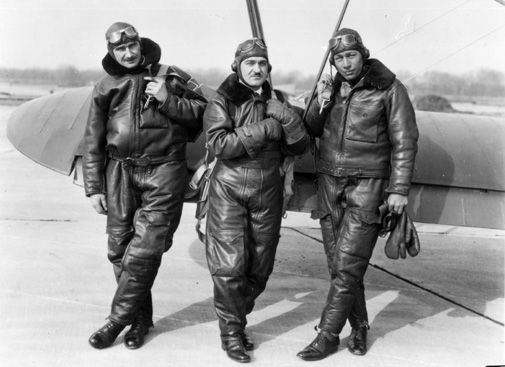 The origin of the leather flight jacket.