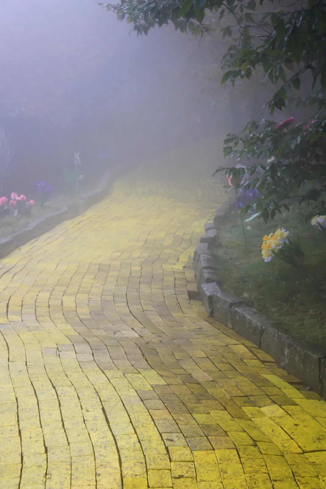 The yellow brick road