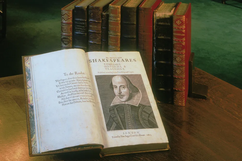 A copy of the First Folio