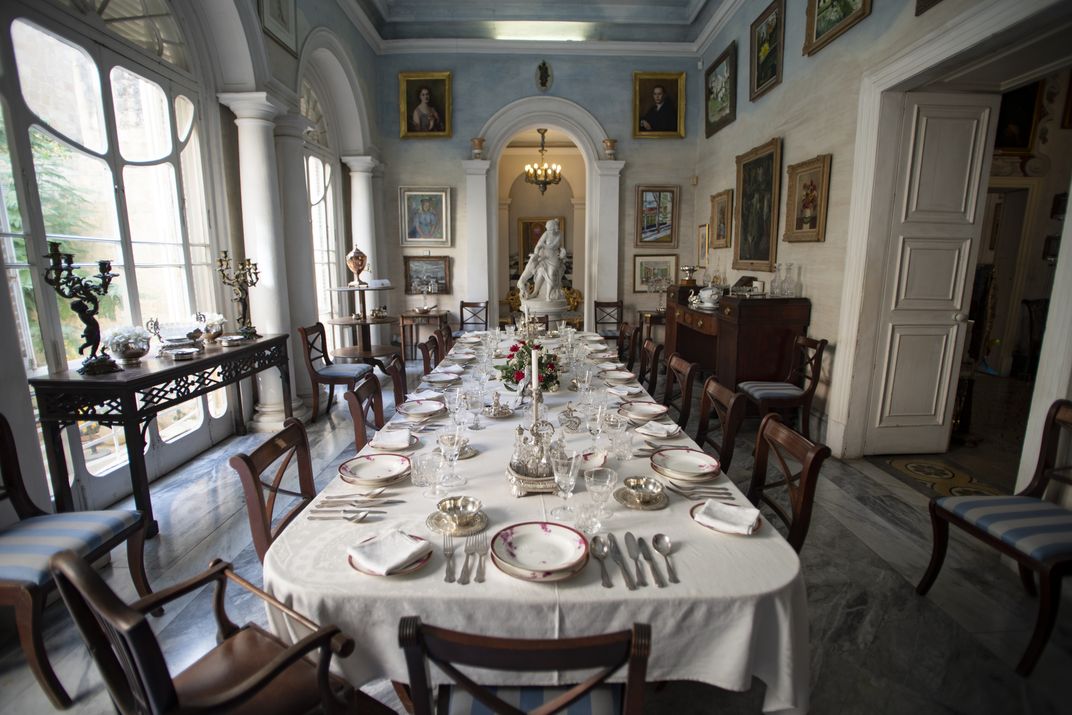 Dining room at the Casa Rocca Piccola mansion, Valletta, Malta. Credit: viewingmalta.com