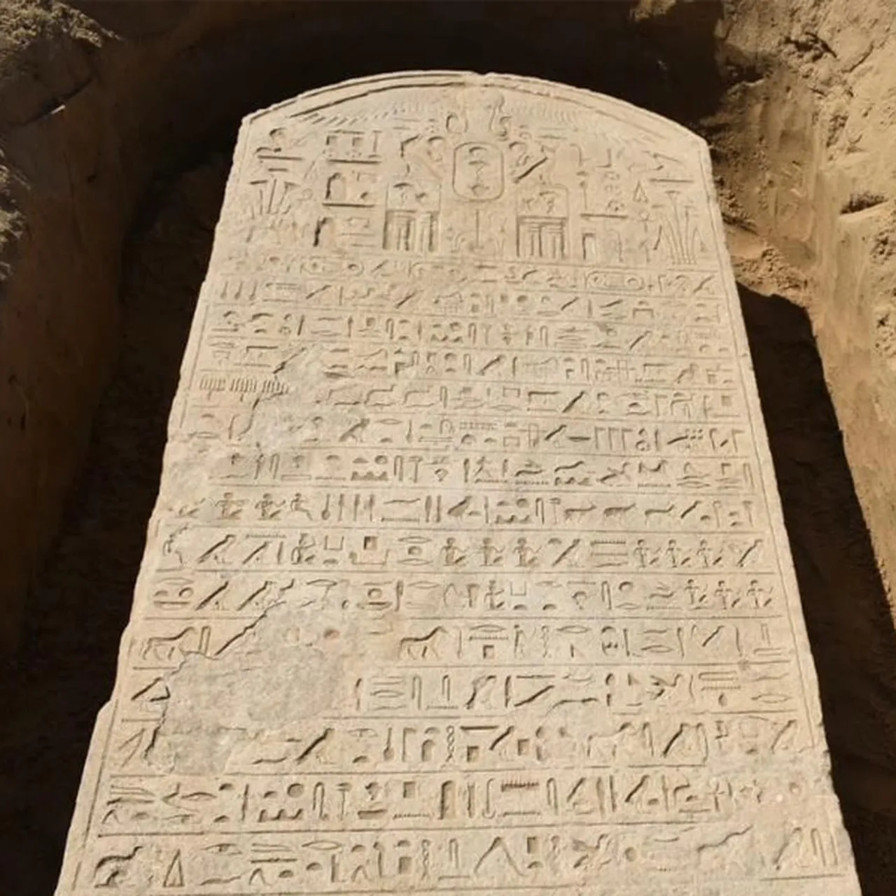 Farmer Stumbles Onto Egyptian Pharaoh's 2,600-Year-Old Stone Slab
