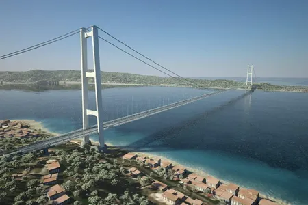 A digital rendering of the bridge