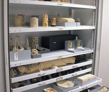 Keeping our valuable collections (Chinese ivory) from risk.