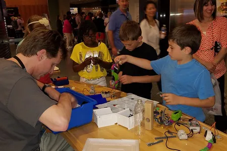 "We saw kids who created hands that had solid, non-moving opposable joints," says Tim Pula (left) from the Smithsonian’s Lemelson Center for the Study of Invention and Innovation .
