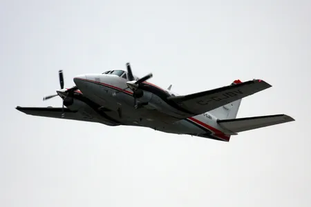 Skynet's King Air, C-GJBV, now has a footnote in history.